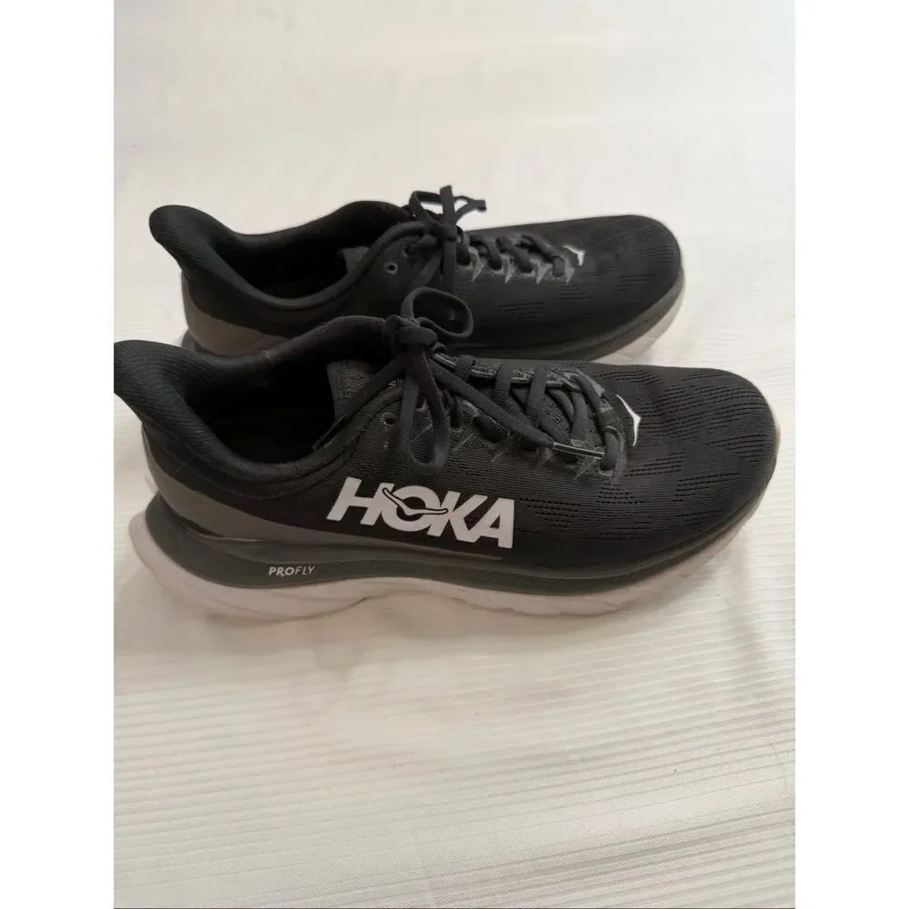 Hoka One One Mach 4 Black Dark Shadow 1113529 BDSD Women's Size 9B